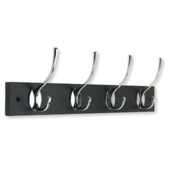 4 Victorian Hat & Coat Chrome Hooks