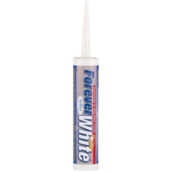 Everbuild Forever White Silicone Sealant - 310ml