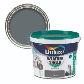 Dulux Weathershield Smooth Masonry Merlin 10L