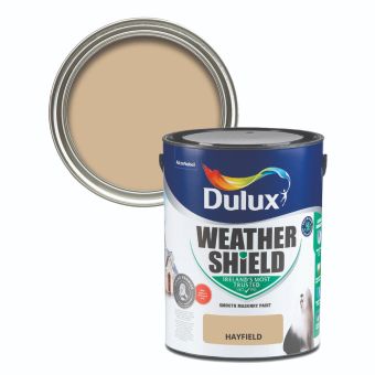 Dulux Weathershield Smooth Masonry Hayfield 5L