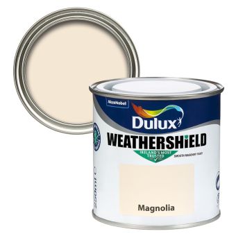 Dulux Weathershield Smooth Masonry Magnolia 250ml