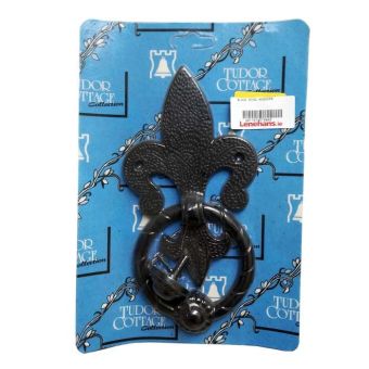 Tudor Cottage Black Ring Door Knocker