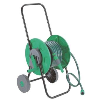 30m Garden Hose Cart & Fittings