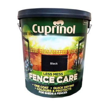 Cuprinol Less Mess One Coat Fence Care - Black 6L