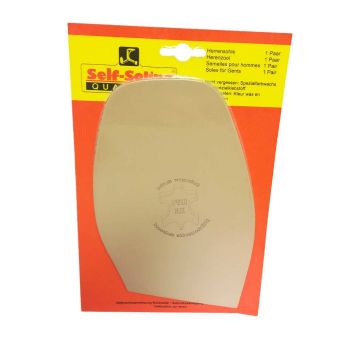 Self-Soling® Beige Leather Gents Soles