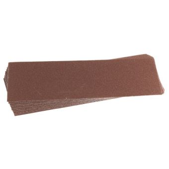 280 X 115mm Aluminium Oxide Sanding Sheets - Pack of 10