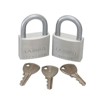 Abus 64TI/40 Titalium Padlock 40mm Twin Pack