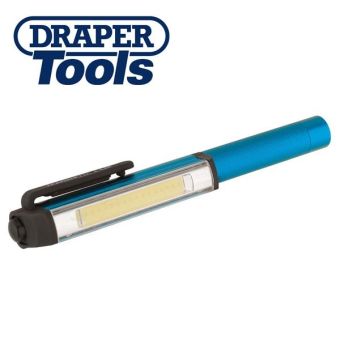 Draper 3w COB LED Aluminium Pen Light Pocket Torch
