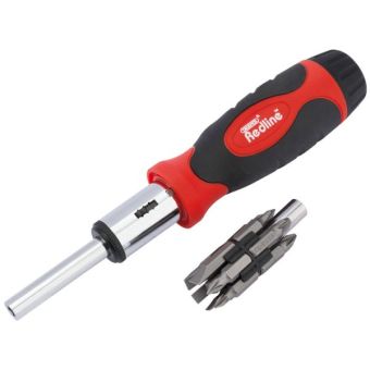 Ratcheting Screwdriver And Bit Set (14 Piece)