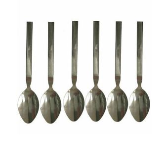 Stainless Steel 6pc Dessert Spoons