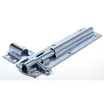 150mm (6") Zinc Plated Straight Tower Bolt