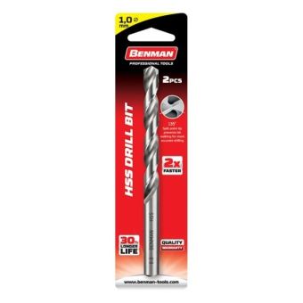 Benman 3mm HSS Drill Bit - Pack Of 2