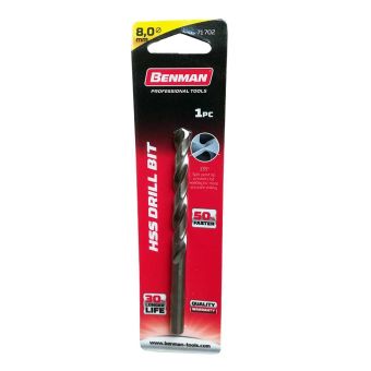 Benman HSS Twist Drill Bit - 8mm