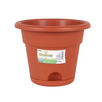 Greentime Flowerpot With Plate - 20cm