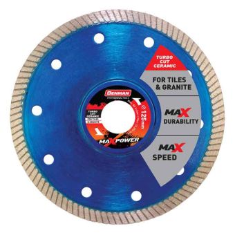 Benman Diamond Turbo Cut Ceramic Cutting Disc - 115mm