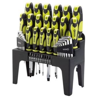 Draper 44 Piece Screwdriver Set - Green