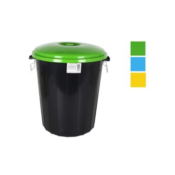 Colour Lid Waste Bin - 50L