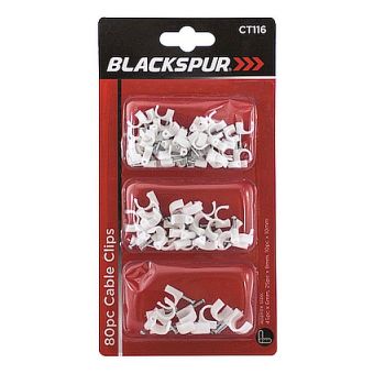 Cable Clips - 80 pc