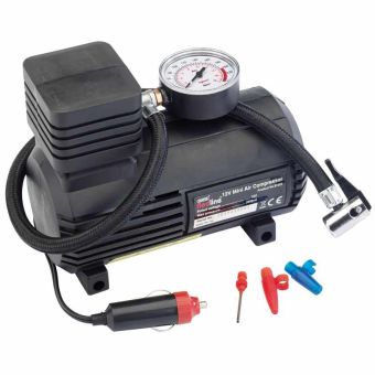 12V Mini Analogue Air Compressor (250 PSI Max.)