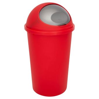 Tontarelli 25L Red & Platinum Bullet Swing Bin