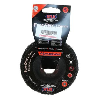 Stuk Aluminium Oxide Grit 40 Flap Disc - 115mm
