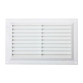 Fixed Louvre Vent White 9" X 6"