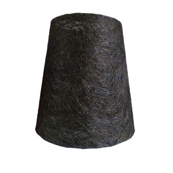 Abaca Cone Lamp Shade - Brown