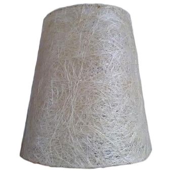 Abaca Cone Lamp Shade - Natural