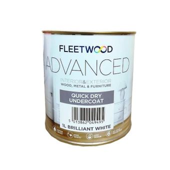 Fleetwood Advanced Quick Dry Undercoat - Brilliant White 1L