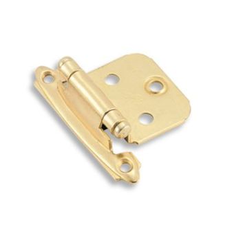 Amerock-Style Brassed Overlay Hinge - 2.75" - Set Of 2