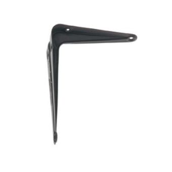 225mm x 200mm Shelf Bracket - Black