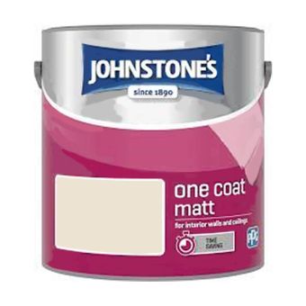 Johnstones One Coat Matt Paint - Antique Cream 2.5L