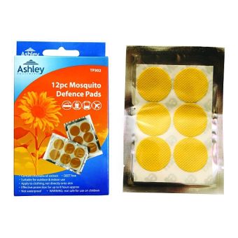 Ashley Mosquito Bite Defence Pads - Pack of 12