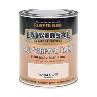 Rust-Oleum Universal All Surface Paint - Warm Taupe 750ml