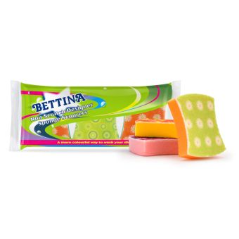Bettina Sponge Scourers - 3pc