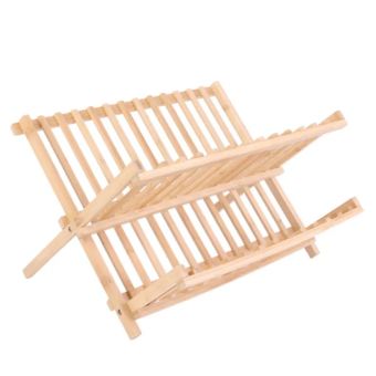 Bamboo Dish Drainer - 33x40.3x24cm