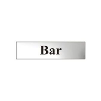 Bar Sign Silver