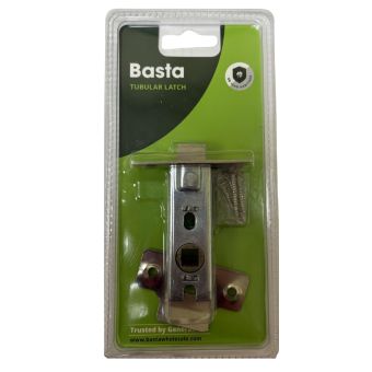 Basta Nickel Plated Tubular Latch 76mm – Reliable & Durable Door Latch for Smooth Operation
