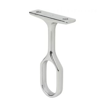 Basta Oval Tube Center Support - Chrome