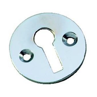 Polished Chrome Victorian Round Open Escutcheon