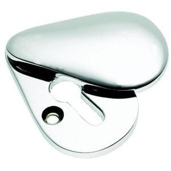 Polished Chrome Pearl Drop Covered Escutcheon