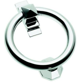 Polished Chrome Ring Door Knocker