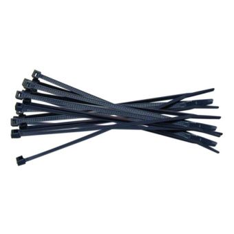 Black Cable Ties 350 x 4.8mm Pack of 100)
