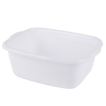 Beldray White / Grey Rectangular Washing Up Bowl - 10L