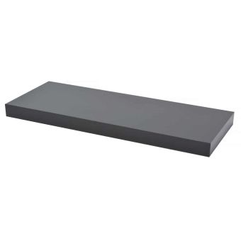 Duraline Float Shelf 60 cm X 23.5 cm High Gloss Finish - Grey