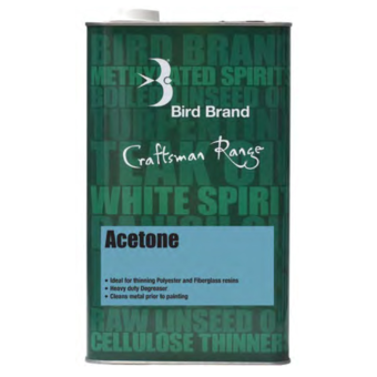 Bird Brand Acetone - 1L