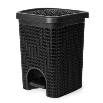 Black Lace Pedal Bin - 5L