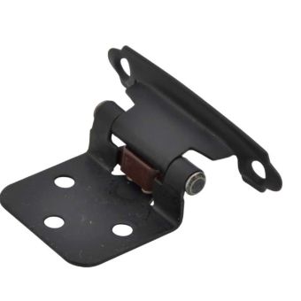 Amerock-Style Black Overlay Hinge - 2.75" - Set Of 2