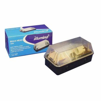 100W Black Bulkhead With Polycarbonate Base