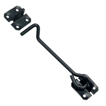 Black Cabin Hook 6"